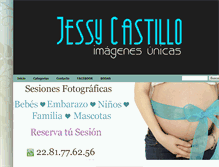 Tablet Screenshot of jessycastillo.com